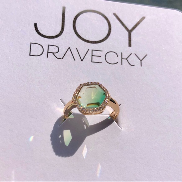 NEW Joy Dravecky Green Ombré Adjustable Ring - Picture 5 of 7